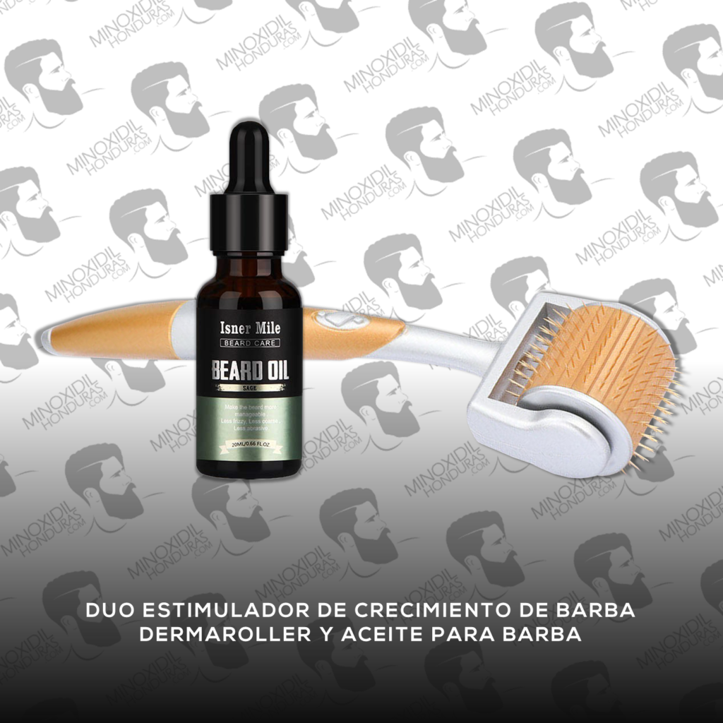 Duo Estimulador De Crecimiento De Barba Minoxidil Honduras